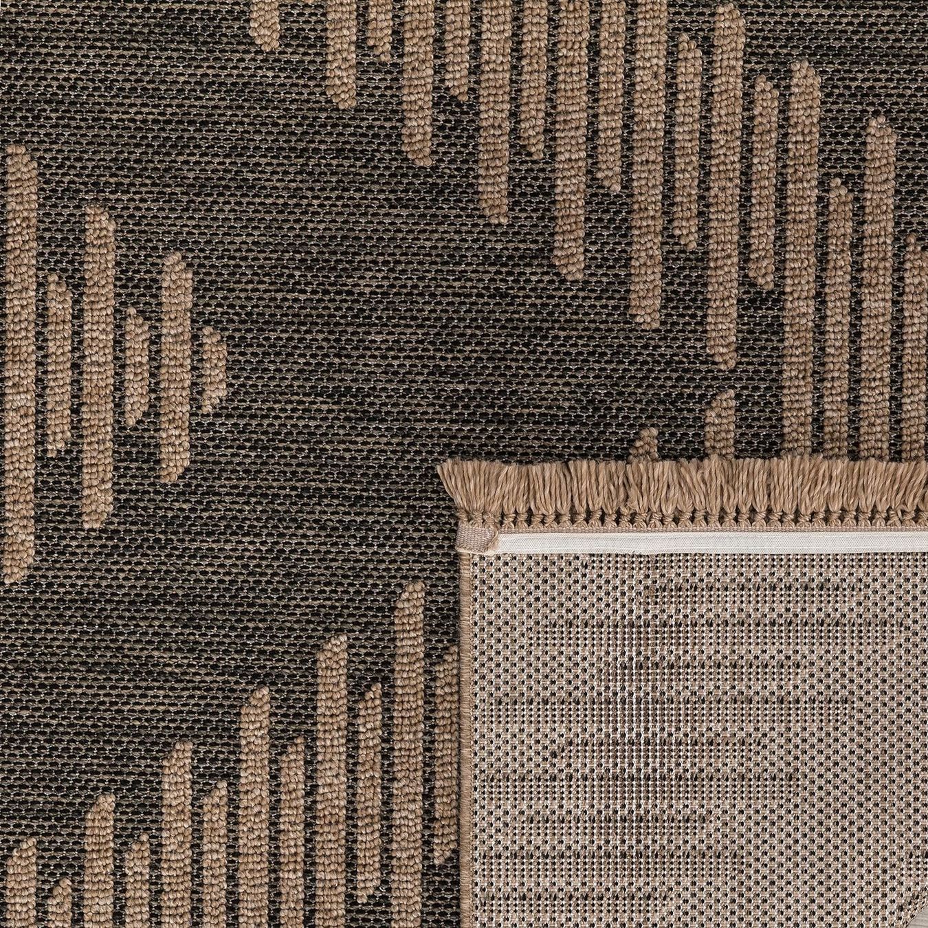 Tappeti: Moderner Teppich Boho Skandi mit Fransen NEU – Nuovo e nell'imballaggio originale da Bern venduto da Miraitrading 2