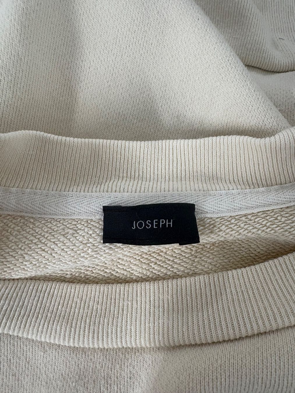 Maglioni & Felpe: JOSEPH Sweatshirt Gr. L creme Baumwolle Knot Pullover – Usato da Regensdorf venduto da sec_l5cr 5