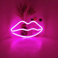 Neon Licht Lippen Neonlys