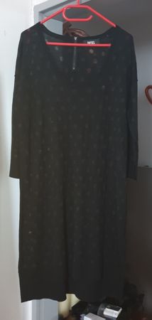 Diesel schönes Kleid Gr. L; Seide/Wolle