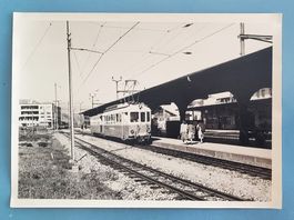 Liestal - Bahnhof - Waldenburger Bahn - Perrons - Foto 1957
