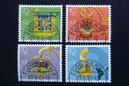 (P243) PP: 1982 B194 - B197 Top ET-Halbmondstempel