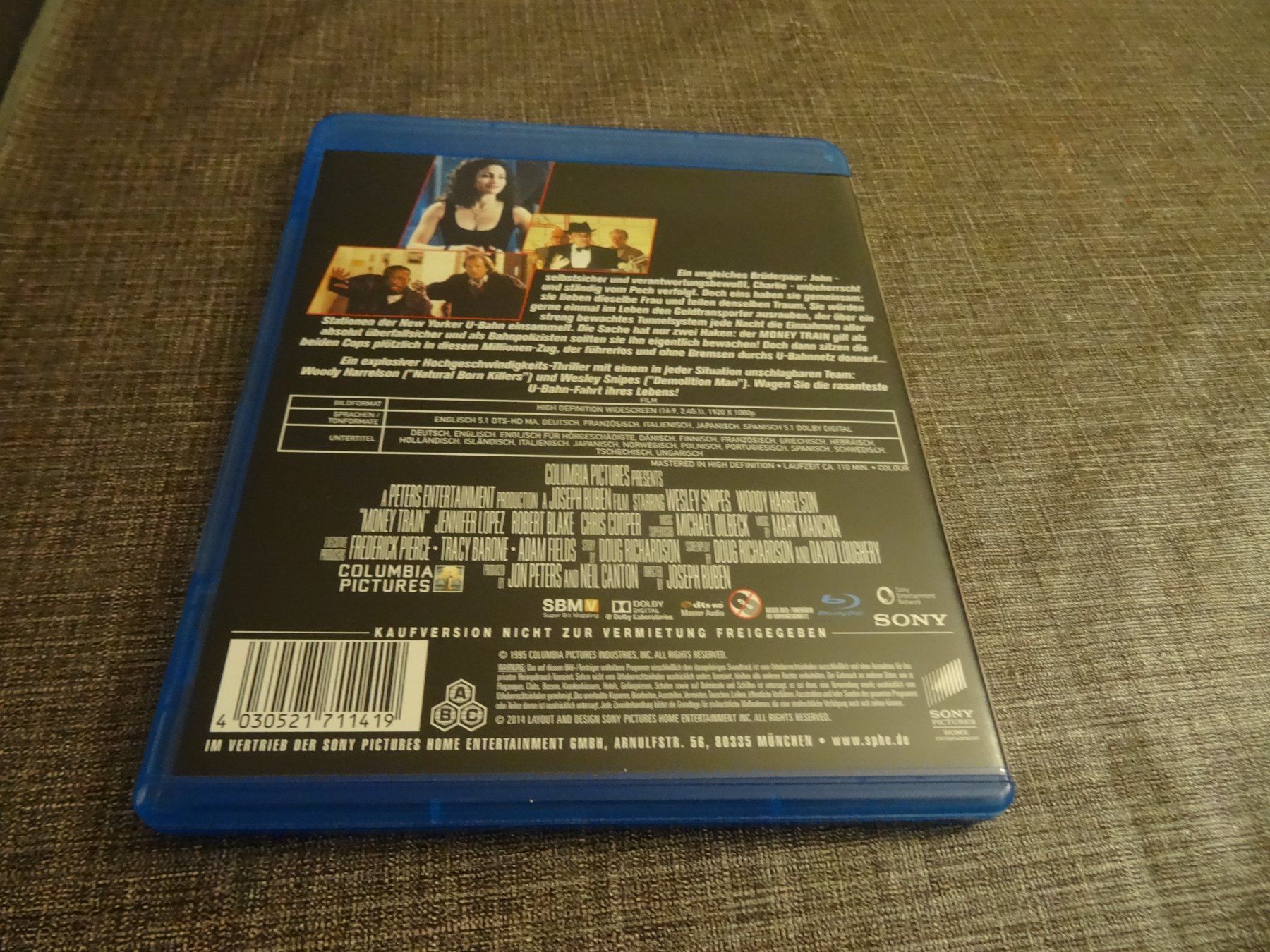 Tutti i DVDs: Blu-ray Money Train – Usato da Olten venduto da Disc-Verkauf 2