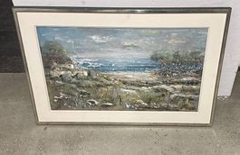 Grosses Gemälde mit vergoldete Rahmen original L. Gyr