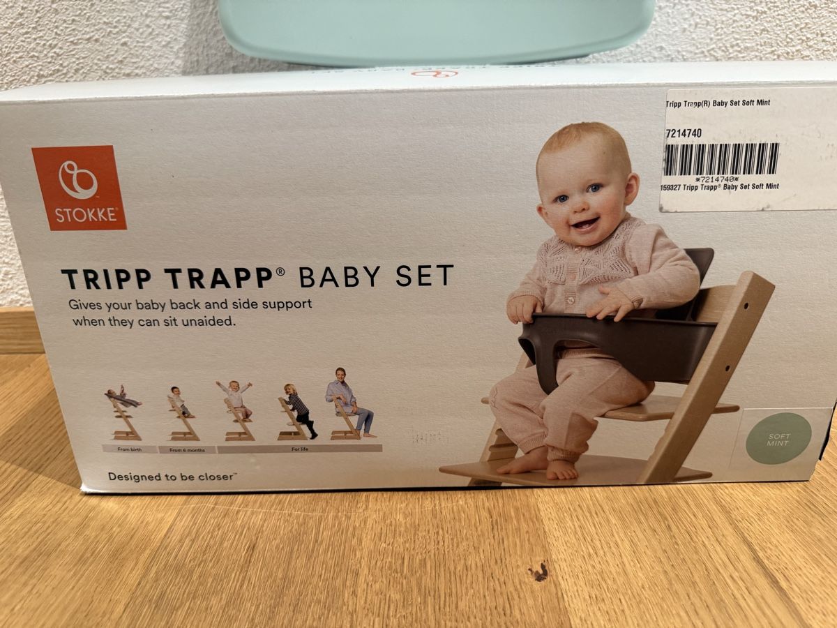 Stokke Seggioloni: Stokke Tripp Trapp Baby Set Soft Mint – Usato da Reiden venduto da Lfachmann 2