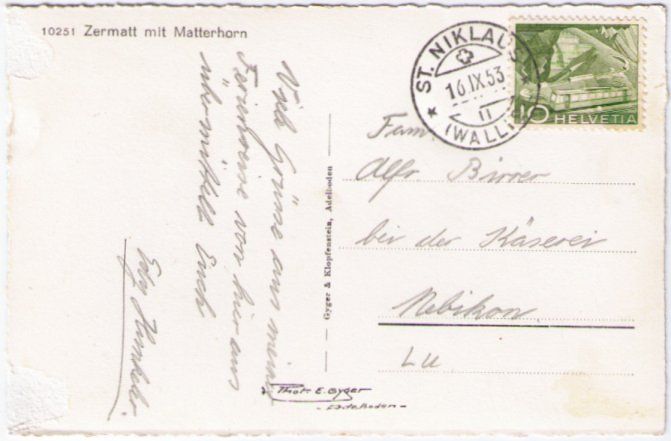 Cartes postales: Zermatt mit Matterhorn – D'occasion à Binningen par Mountainrider 1
