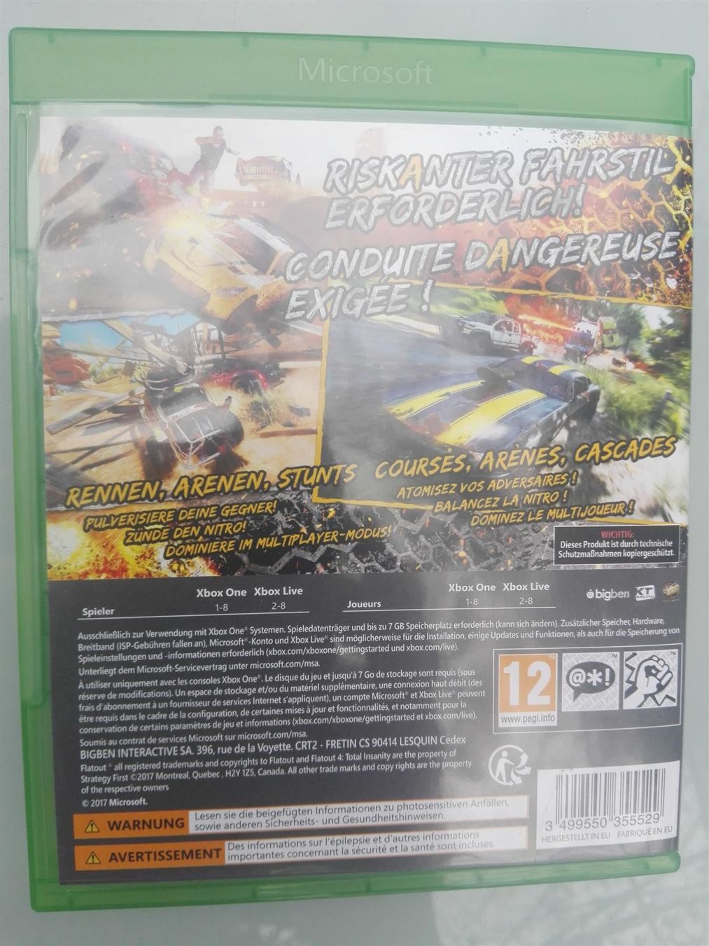 Microsoft Giochi: Flatout Total Insanity     (XBox One) – Usato da St.Galllen venduto da elkaphone 4