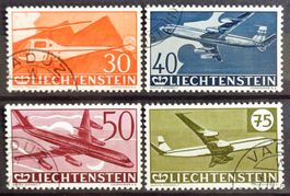 LIECHTENSTEIN 1960: 30 ans des timbres-p. aériens en L., O
