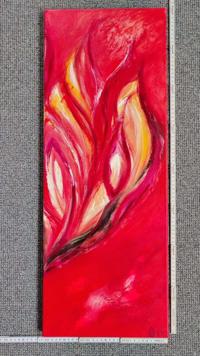 Dipinti: Abstraktes Acrylbild, handgemalt 30x80cm – Usato da Ballwil venduto da bom_ar 2