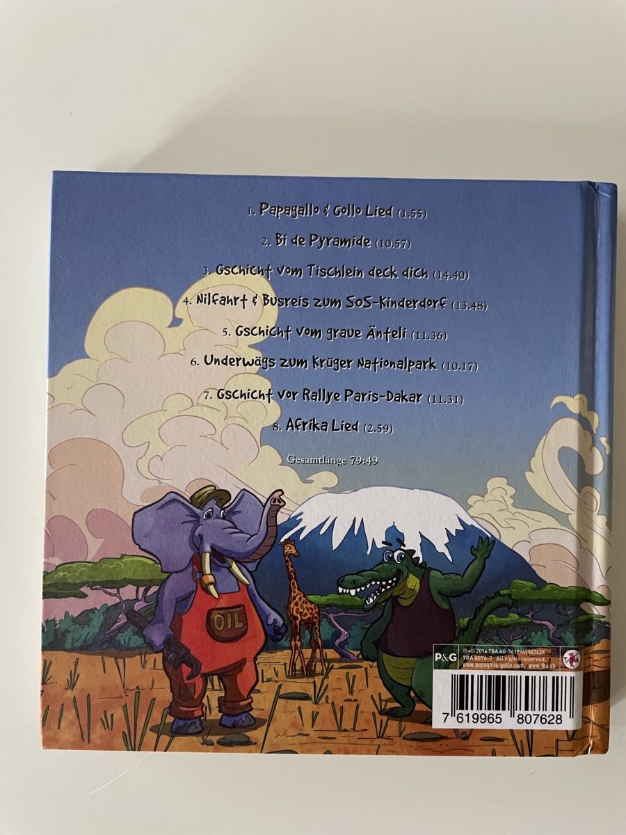 Audiolibri: Papagallo & Gollo in Afrika, Kinderbuch CD – Usato da Münsingen venduto da Galapago 2
