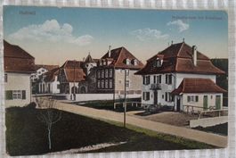 Huttwil 1920  Hofmattstrasse mit Schulhaus