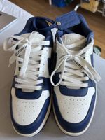 Offwhite Out Of Office Calf Leather, Dark Blue/White