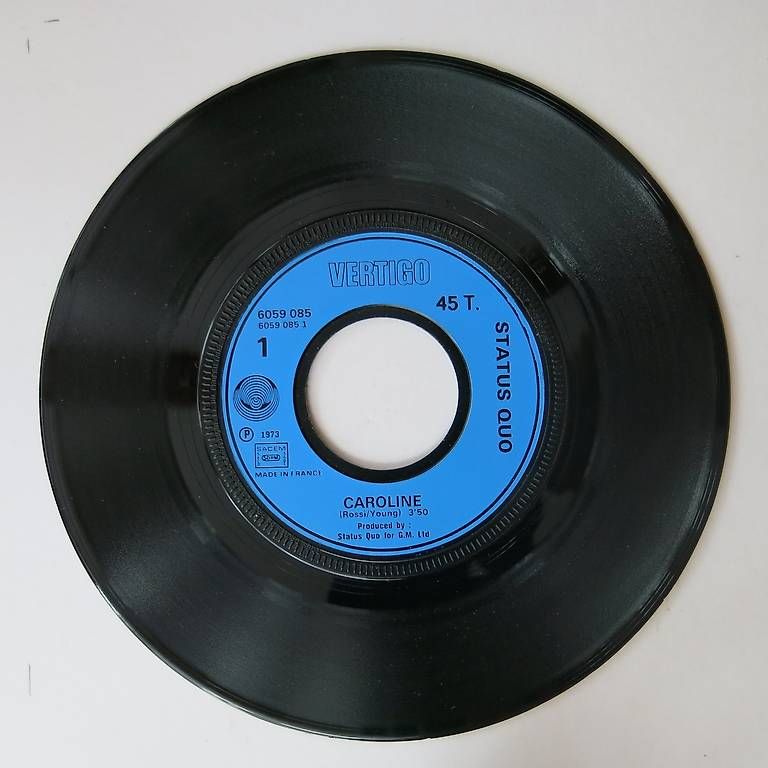 Vinyles: Status Quo - Caroline / Joanne – D'occasion à Bözen par Keramik22 2