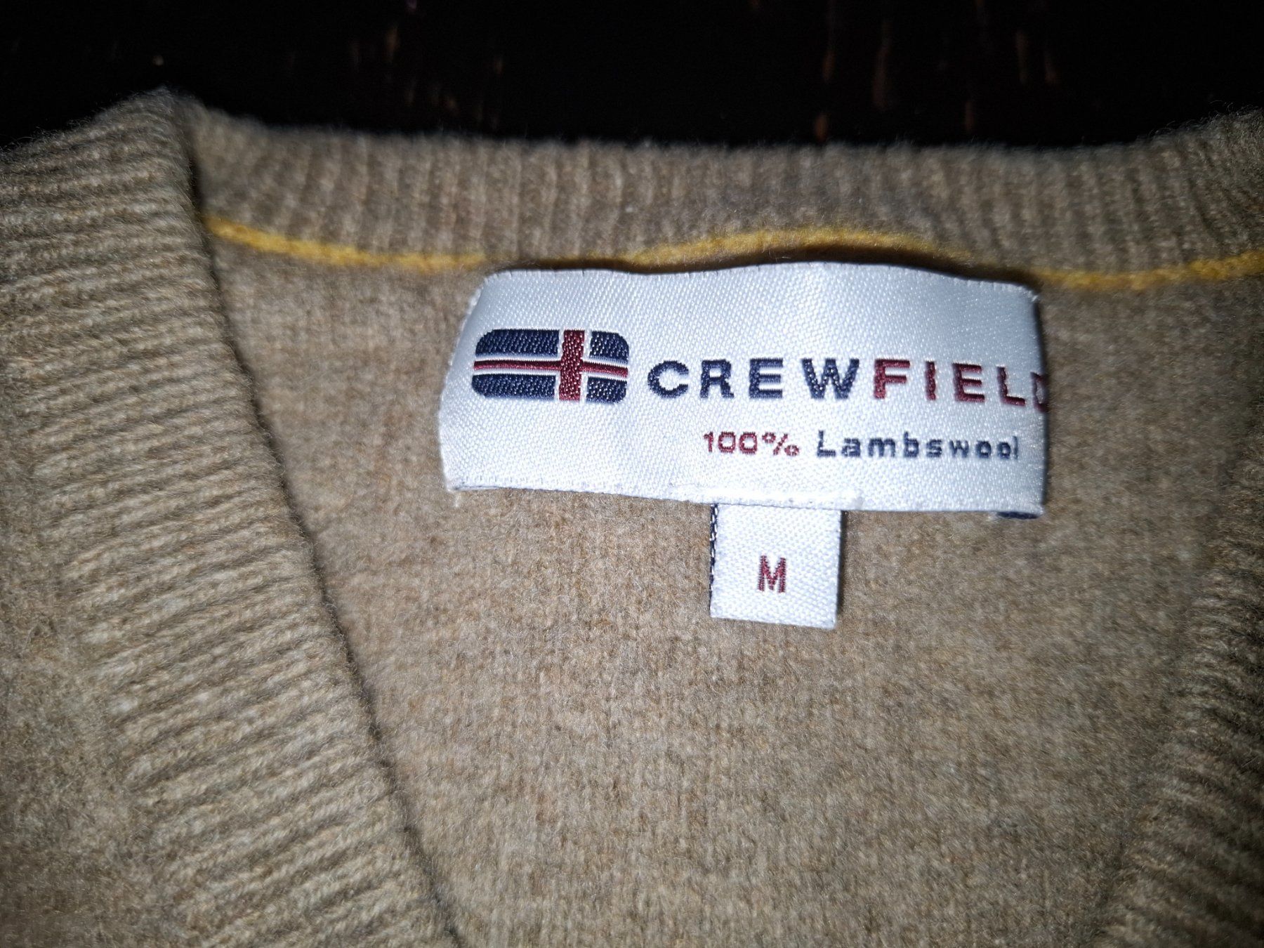 Maglioni & Felpe: Crewfield Lambswool Pullunder Beige Grösse M-Top! Neuwertig – Nuovo (secondo la descrizione) da Meilen venduto da Anfield1 4