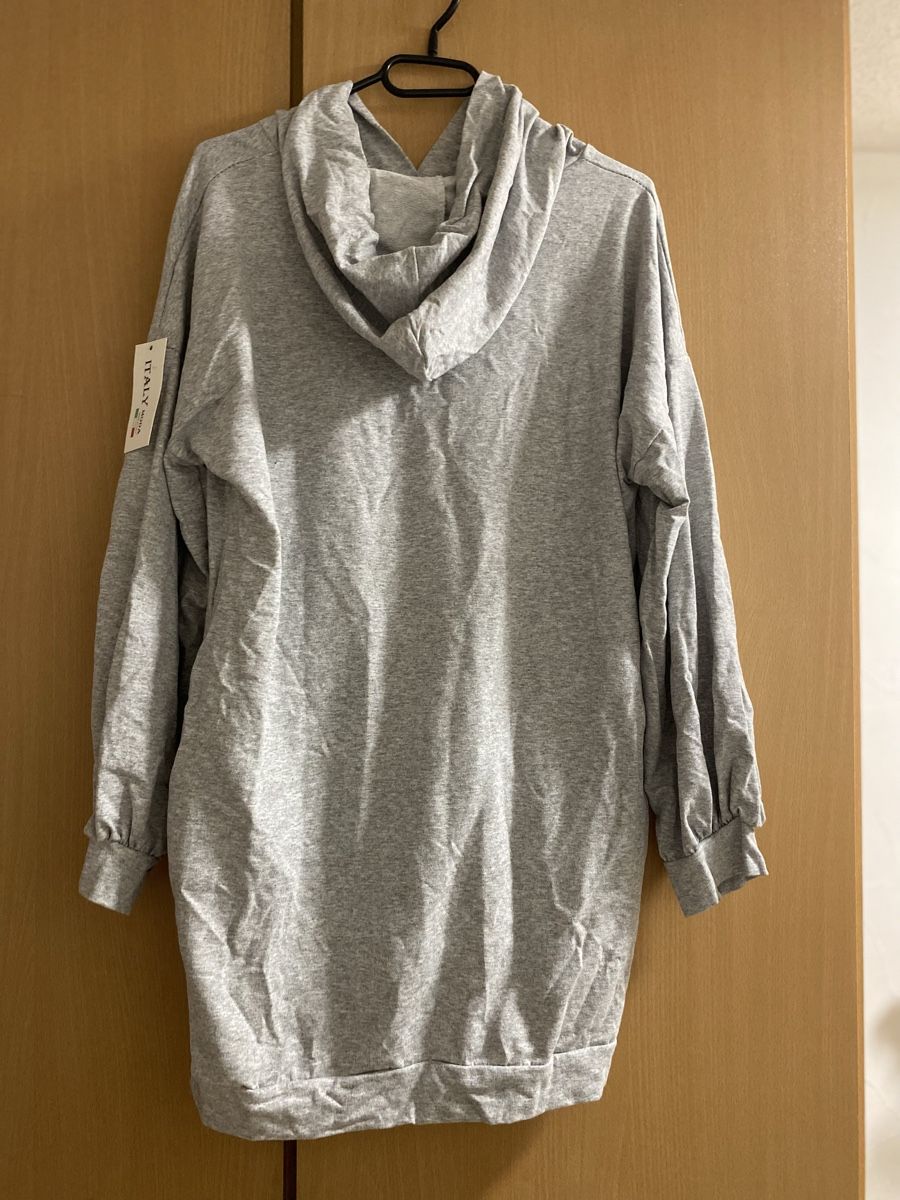 Kleider: Grauer Kapuzenpullover- Kleid, Gr. M, neuwertig! – Neu und originalverpackt aus Steckborn von Amandabraun96 3