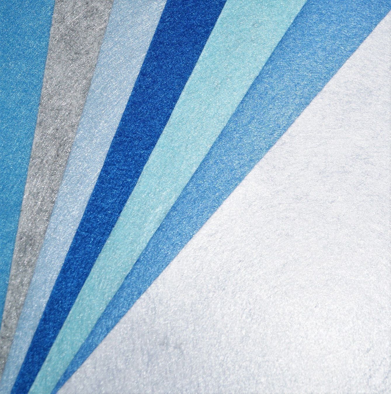 Bastelsets: BASTELFILZ-SET, 7 Farben 30x30 cm Set 17 – Neu (gemäss Beschreibung) aus Langenthal von flowersNbirds 1