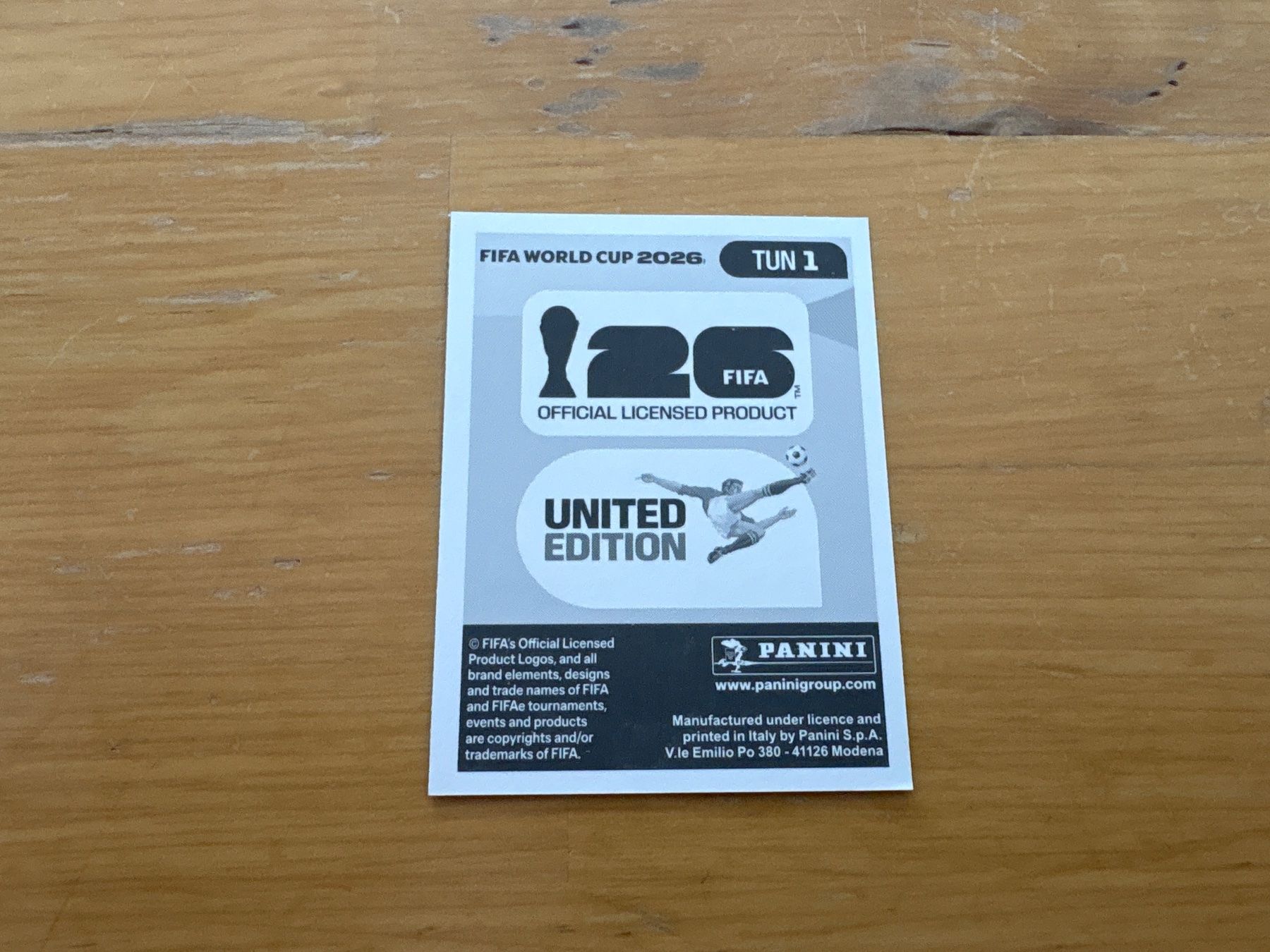 Panini Carte collezionabili: Panini 2026 TUN 1 – Nuovo (secondo la descrizione) da Elsau venduto da Cerry81 1
