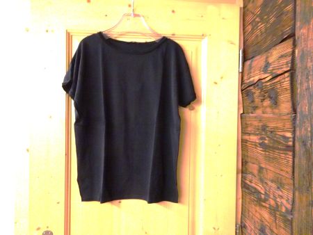 Schwarzes Strick T'shirt von Strenesse Gr. 40 - 426233