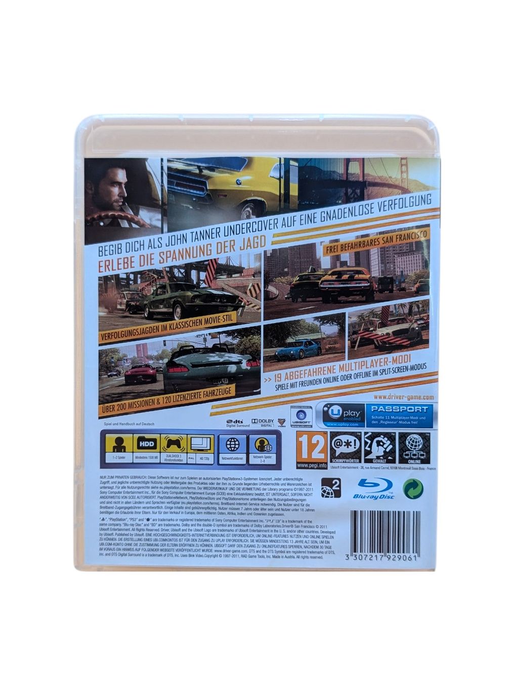 Sony Giochi: Driver: San Francisco PlayStation 3 (PS3) – Usato da Domat/Ems venduto da IsseldorsShop 1