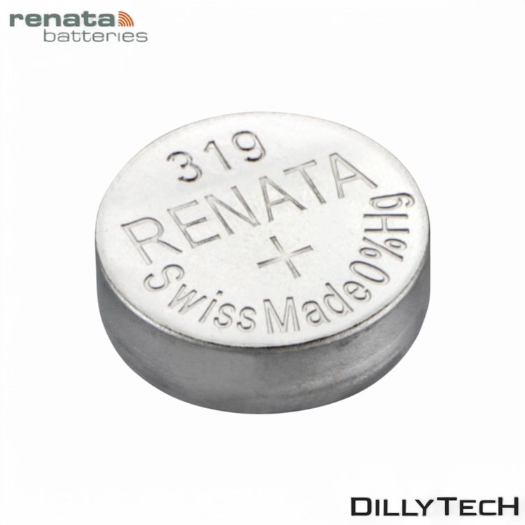 Caricatori & Batterie: Renata 319 Box, SR527SW Knopfzellenbatterie - 3 Stk. – Nuovo e nell'imballaggio originale da Erlenbach ZH venduto da dillytech.ch 1