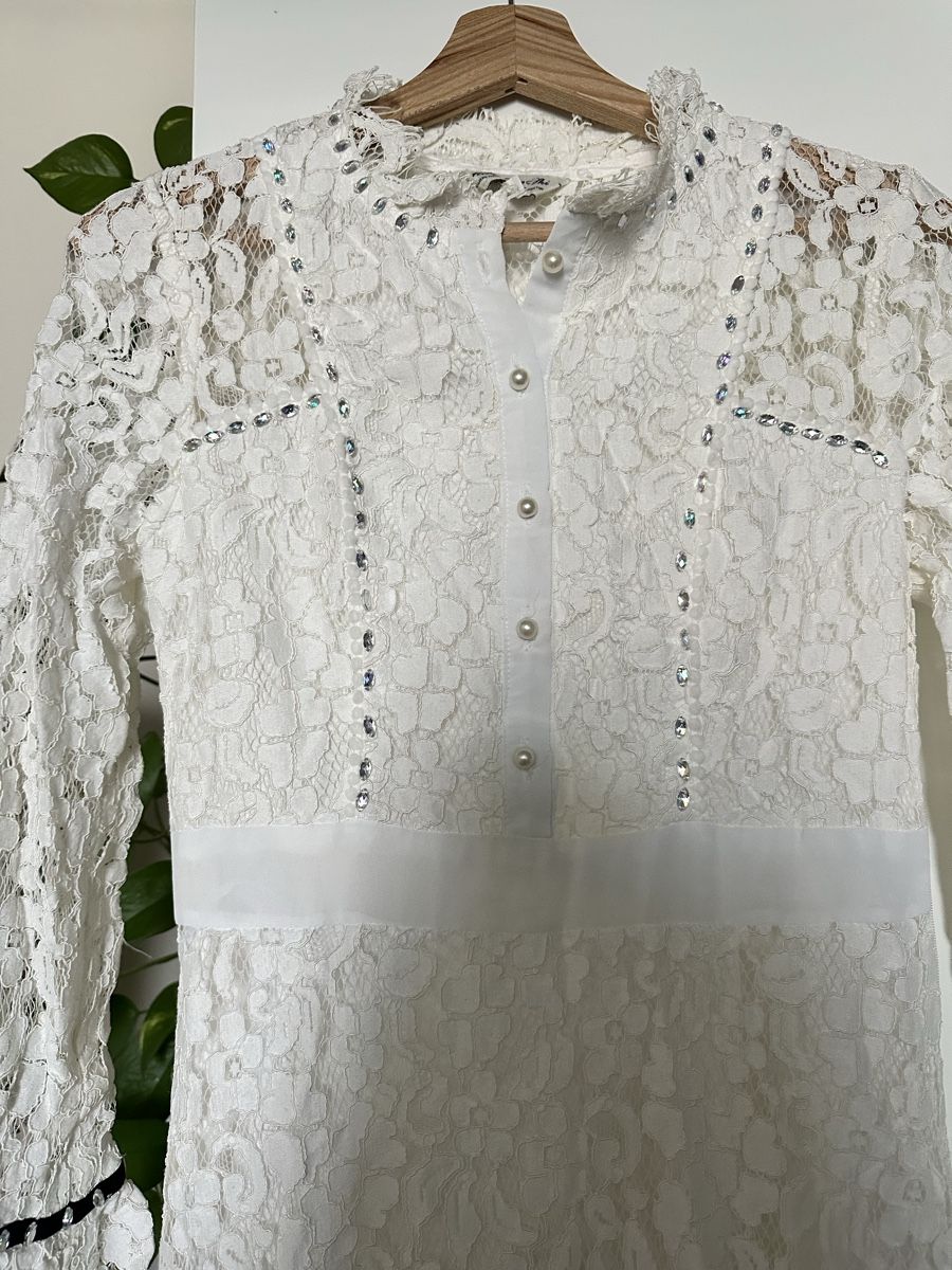 Vestiti: Elegantes Spitzenkleid, Grösse S – Usato da Naters venduto da nhu_7xwg 1