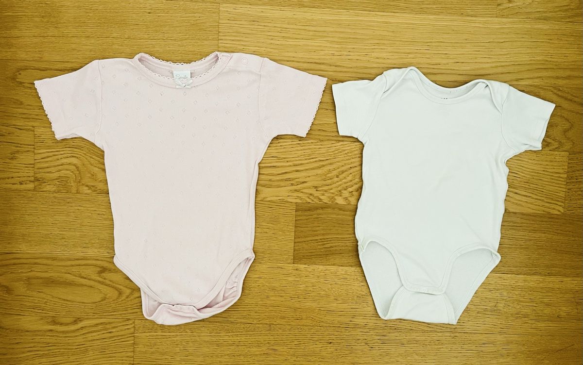 Biancheria intima: 2 Body’s manches courtes Taille 80 – Usato da Sion venduto da FashionStore3