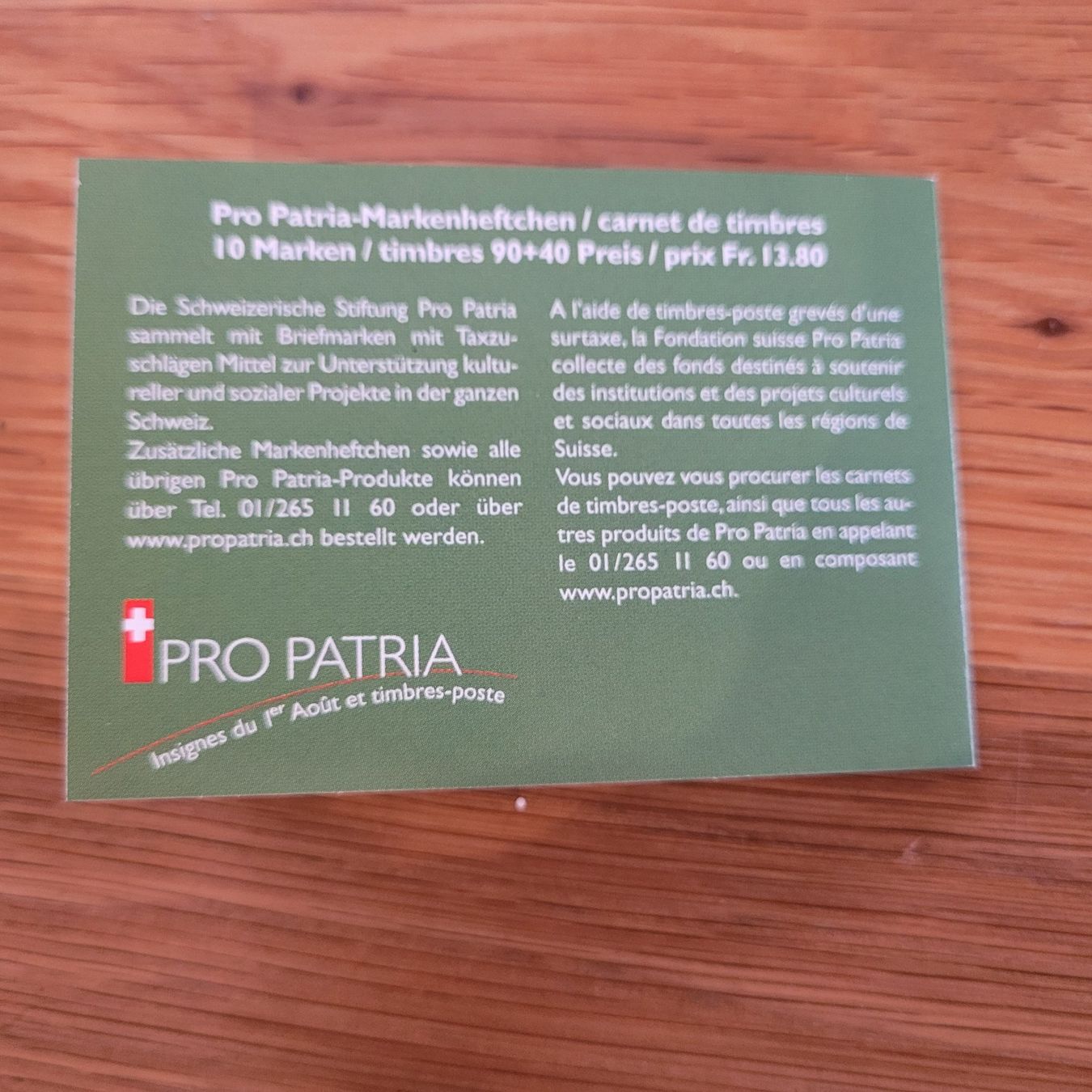 Tous les timbres: Markenheftchen Carnet De Timbre Pro Patria 2002 – D'occasion à Biel/Bienne par Destockweb 4