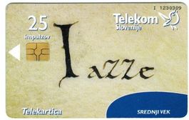 Telefonkarte Slowenien Chip-673 Iazze