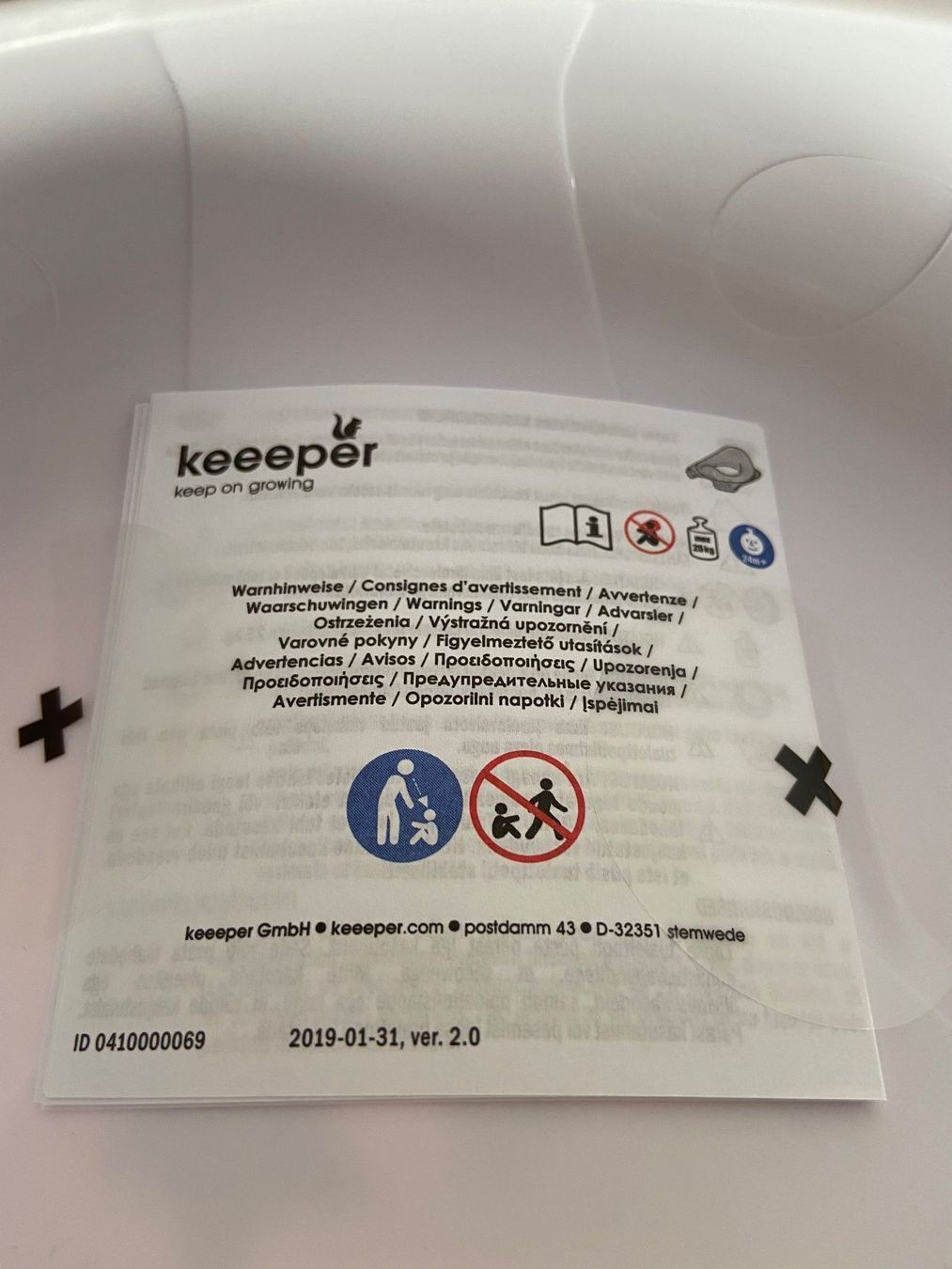 WC: Keeeper Toilettensitz Stars – Nuovo (secondo la descrizione) da Gommiswald venduto da Aloha.Spirit 7