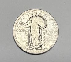Pièce de monnaie Standing Liberty Quarter 1/4 Dollar
