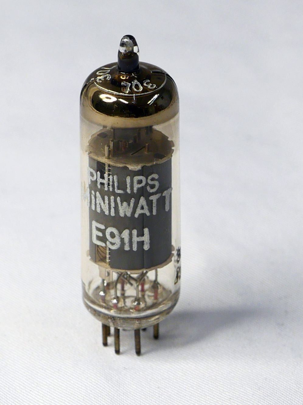 Raritäten HiFi: Röhre E 91 H - Philips NOS / NEU – Neu und originalverpackt aus Belp von Tubemaster