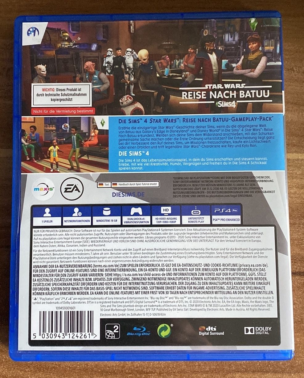 Giochi: PS4 SIMS 4 x Star Wars Reise nach Batuu Bundle – Usato da Wagenhausen venduto da Kahlen 1