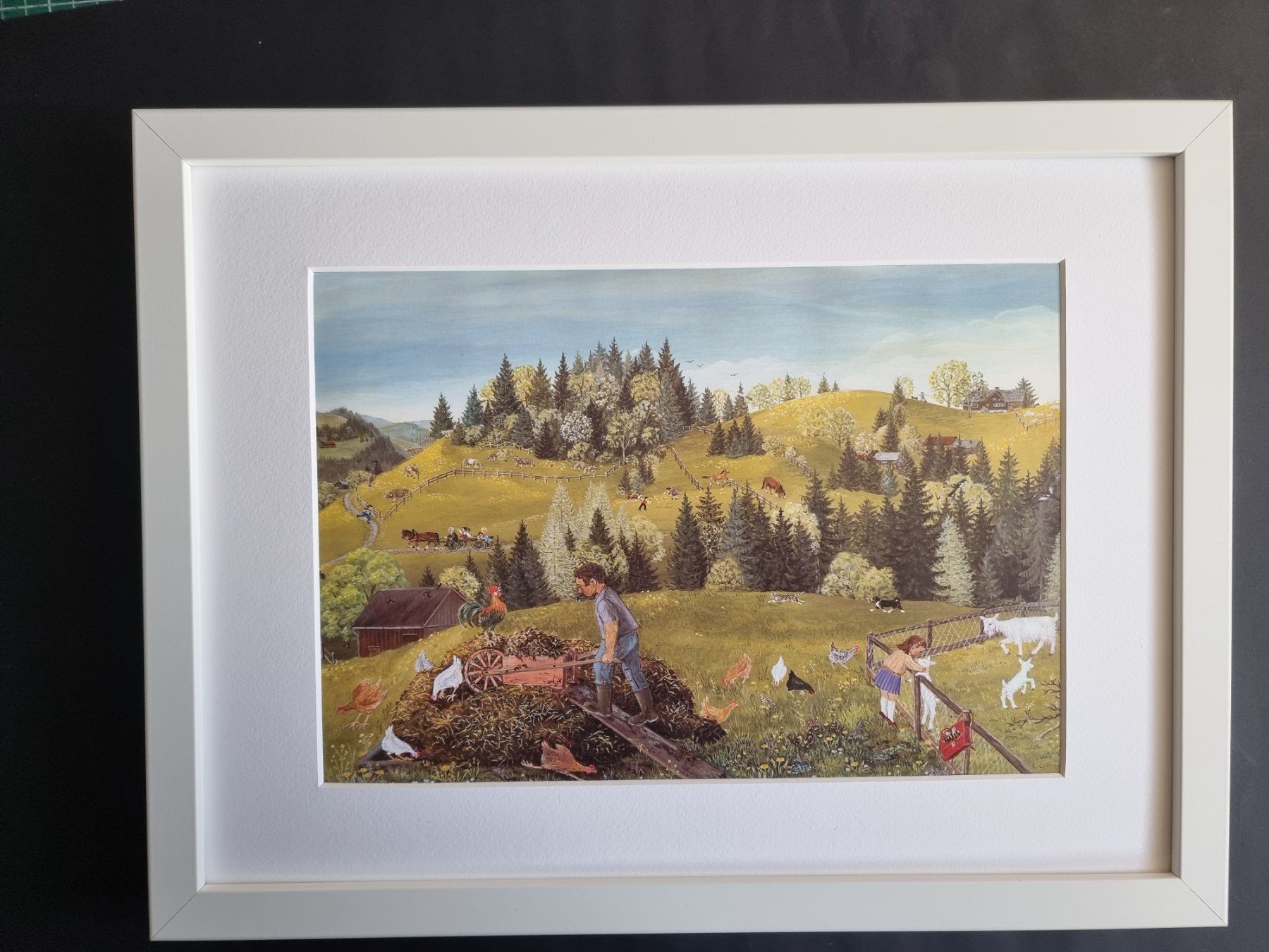 Foto & Immagini: FLÖCKLI DAS GEISSLEIN BILD VON LILLY LANGENEGGER – Usato da Gersau venduto da grafik-kunst