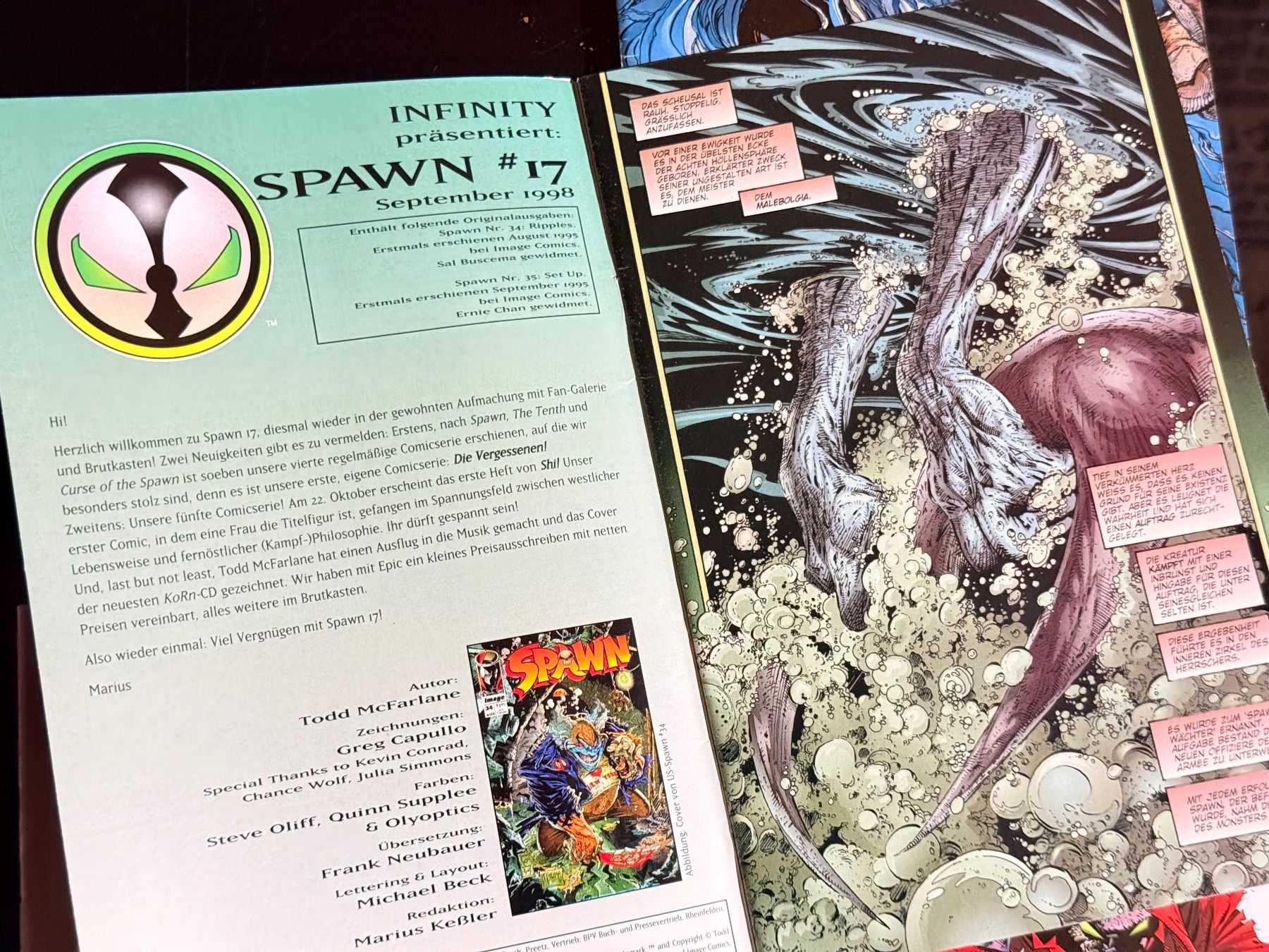 Fumetti: Spawn Comics 4er Set! Image Comics #17, 18, 19, 20! – Usato da Zuerich venduto da SonderArt-Wertgut 2