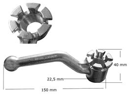 Knebelmutter Kurbel M24 BPW ZAV1,6-1 / 2,0 / ZKV20 / AK 2008