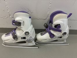 Schlittschuhe Gr. 30-32 weiss/lila Oxelo für Kinder ⛸️