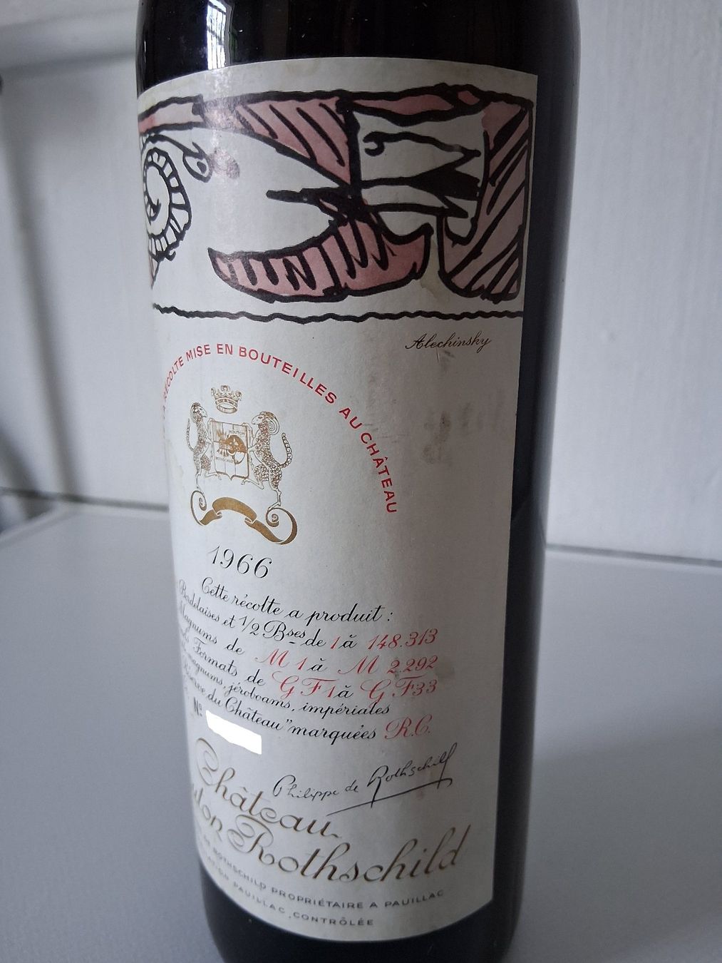 Mouton Rothschild Vino: Mouton Rothschild 1966, Versand möglich!!!!! – Nuovo (secondo la descrizione) da Krauchthal venduto da Tokaji67 2