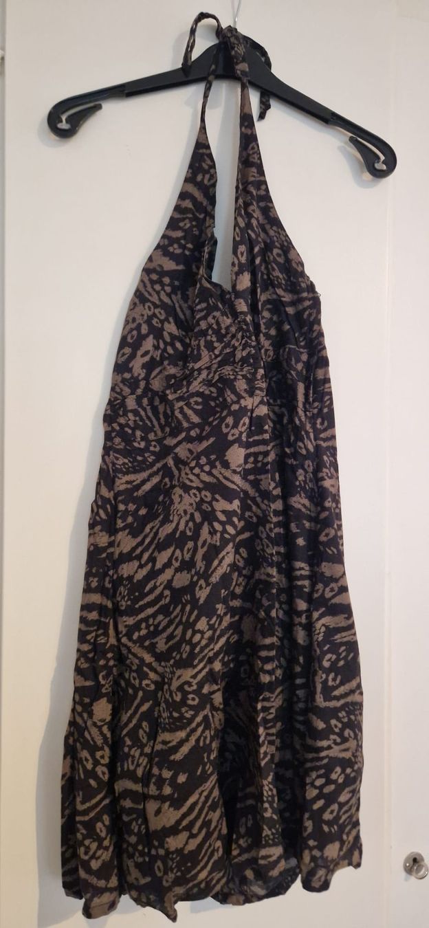 Vestiti: Robe d'été dos nu imprimée, taille S - Élégante! – Usato da Genève venduto da sar_wnp8