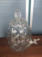 Getränkespender Glasbehälter Ananas mit Zapfhahn