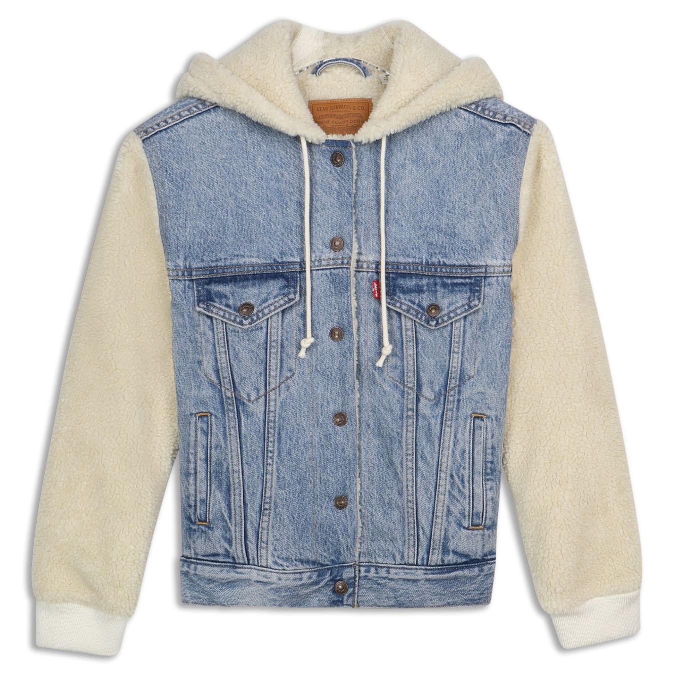 Levi's Giacche: Levi's Sherpa Hoodie – Usato da Les Acacias venduto da minnie6