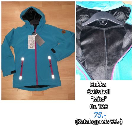 Neue RUKKA Softshell Jacke Grösse 128