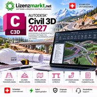Autodesk Civil 3D 2027 – 1 Jahr Lizenz (Windows)