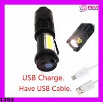 Taschenlampe ZOOM Torch USB Charge