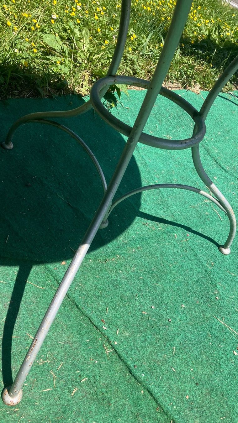 Tische: Table de jardin métal ancienne garten Tisch – Gebraucht aus St-Cierges von LeRegain 2