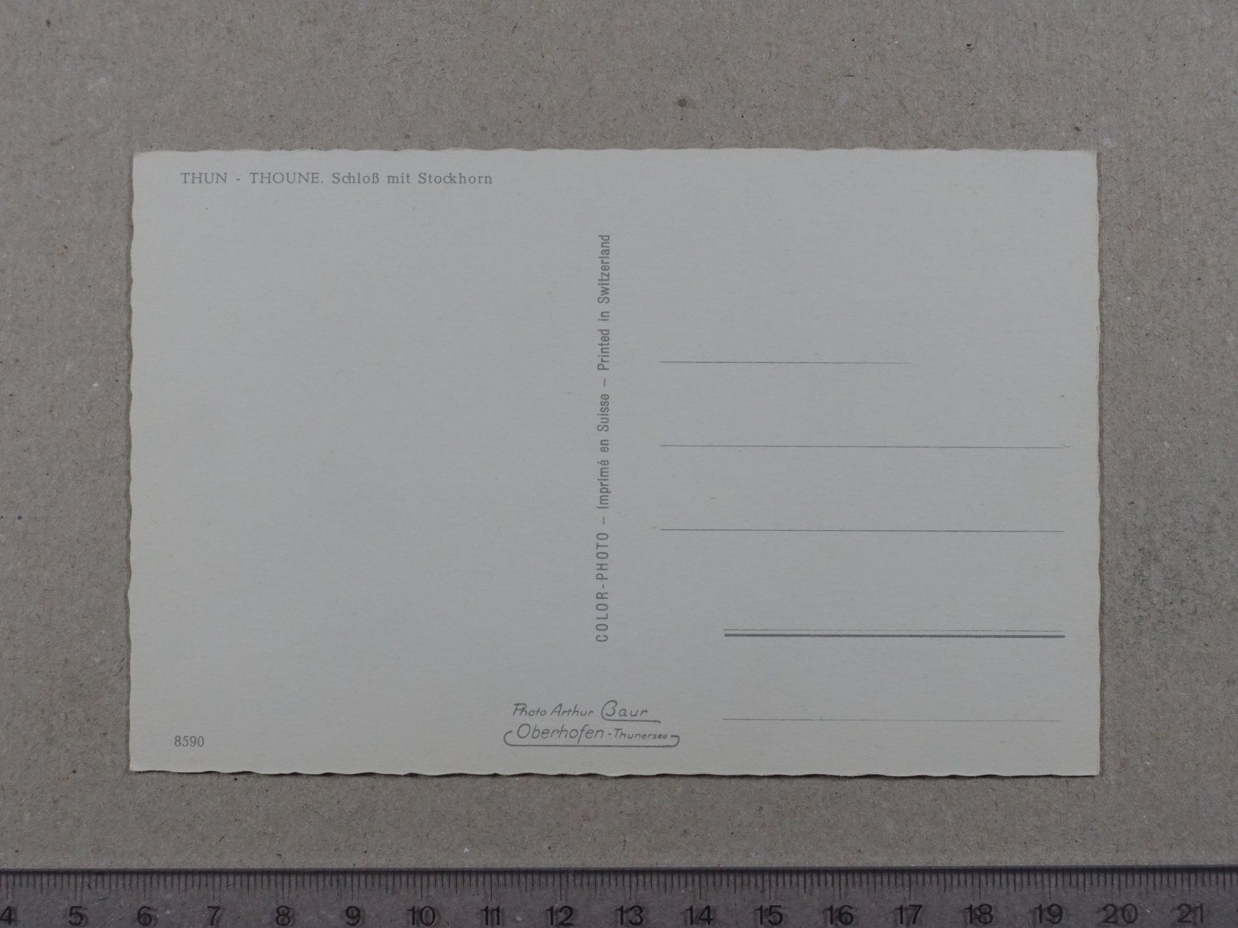 Cartes postales: Thun – D'occasion à Lenzburg par fh1 1