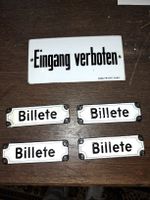 BVB Basler Verkehrs Betriebe Emaille Schilder original