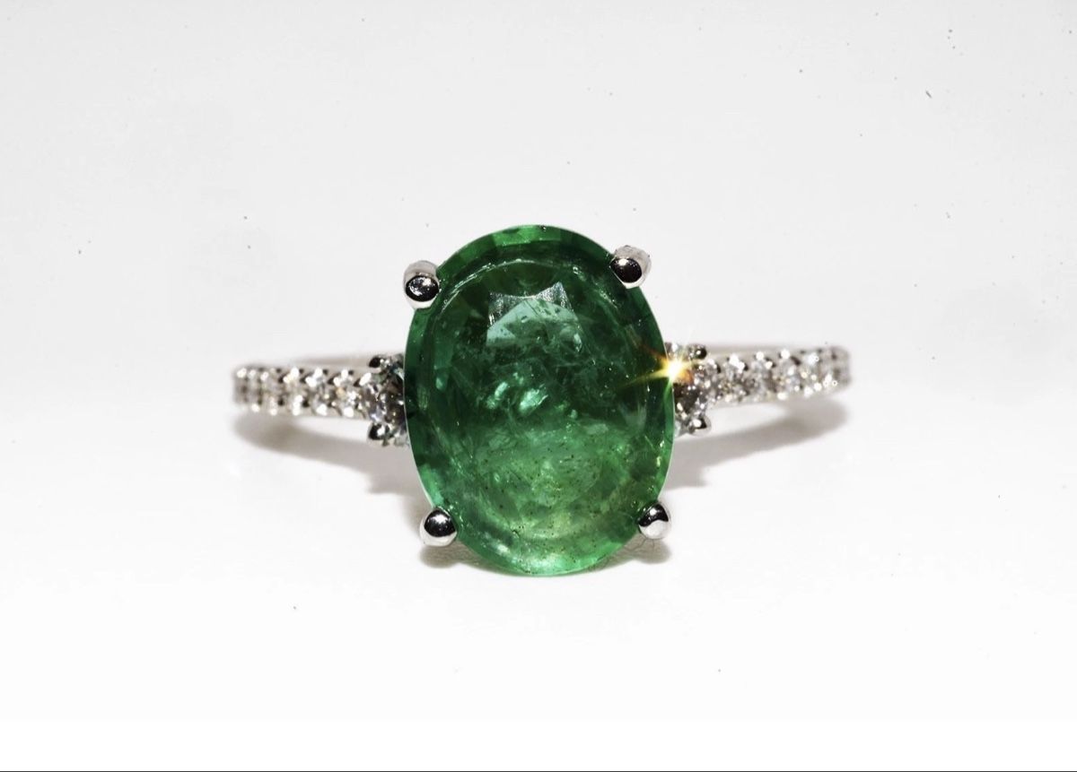Anelli: Gabriel & Co Emerald Diamonds White Gold Ring – Nuovo (secondo la descrizione) da Nyon venduto da My_wardrobe 1