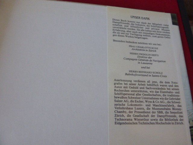 Libri: Dampflokomotiven und Dampfschiffe der Schweiz – Usato da Hitzkirch venduto da kleinerbaer01 5