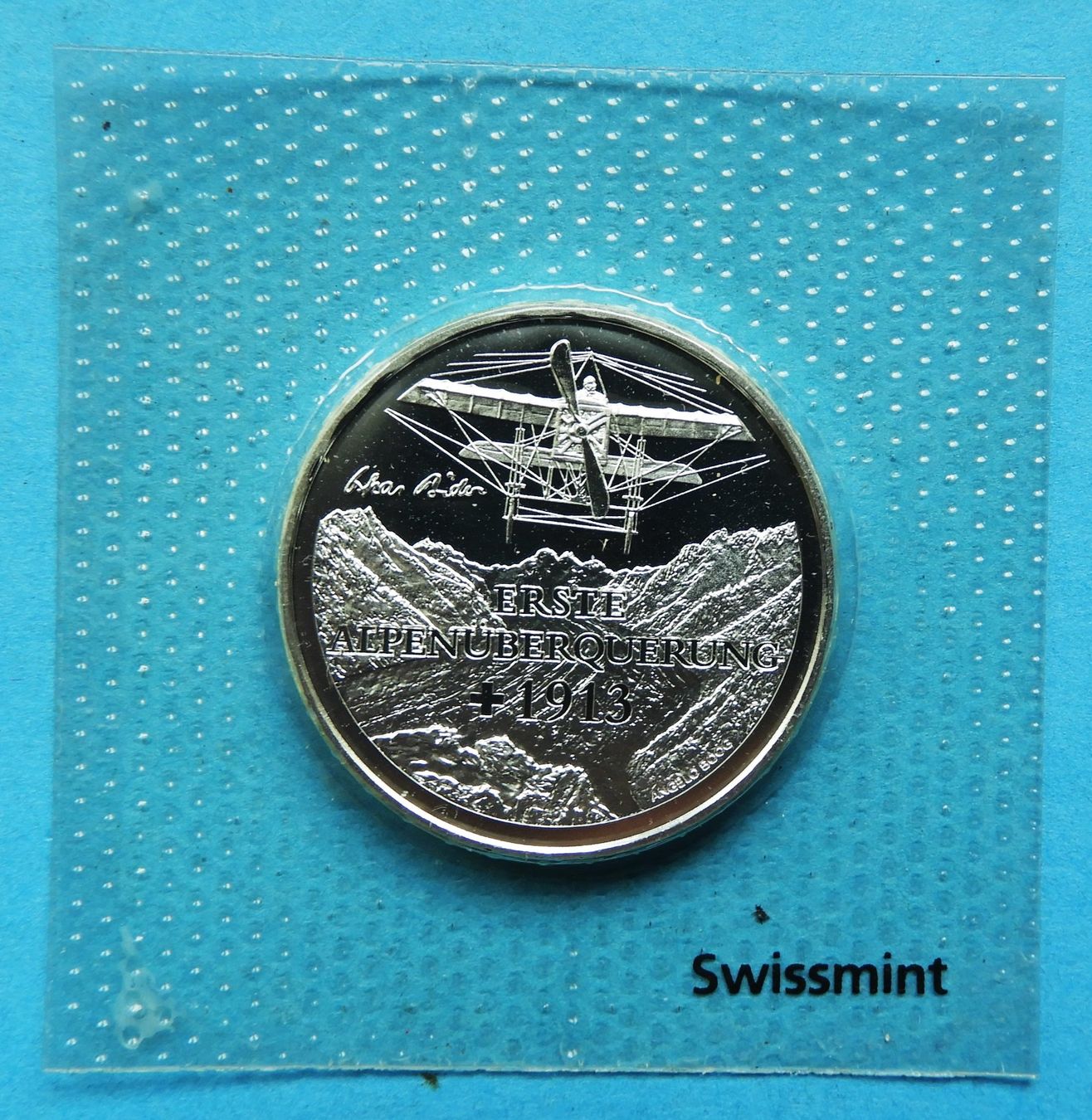 20 Fr. 2013 Erste Alpenüberquerung 1913, unz. in Folie (Neu und originalverpackt) in Liesberg