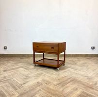 Mid Century dänischer teak Servierwagen by Brouer
